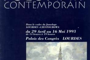 plakat wystawy „Art Polonais contemporain”
