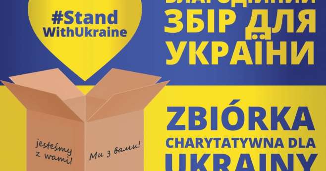Zbiórka charytatywna dla Ukrainy