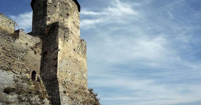 wieża w Starym Zamku w Kamieńcu Podolskim